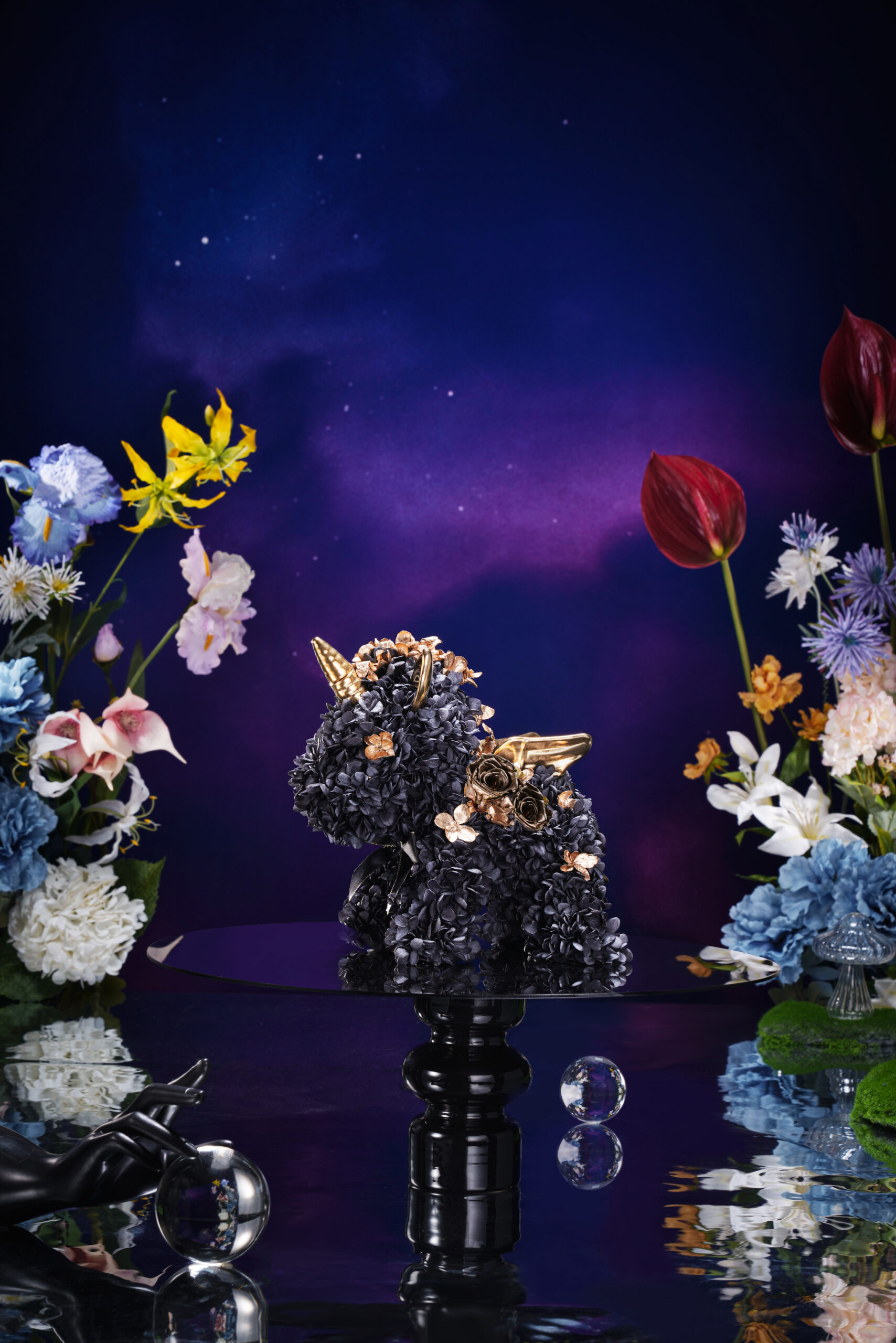 FLORAL Black - LaSeydoux