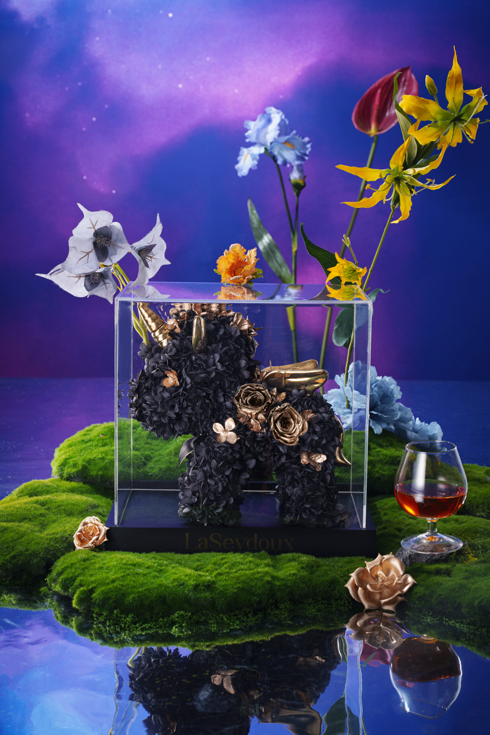 FLORAL Black - LaSeydoux